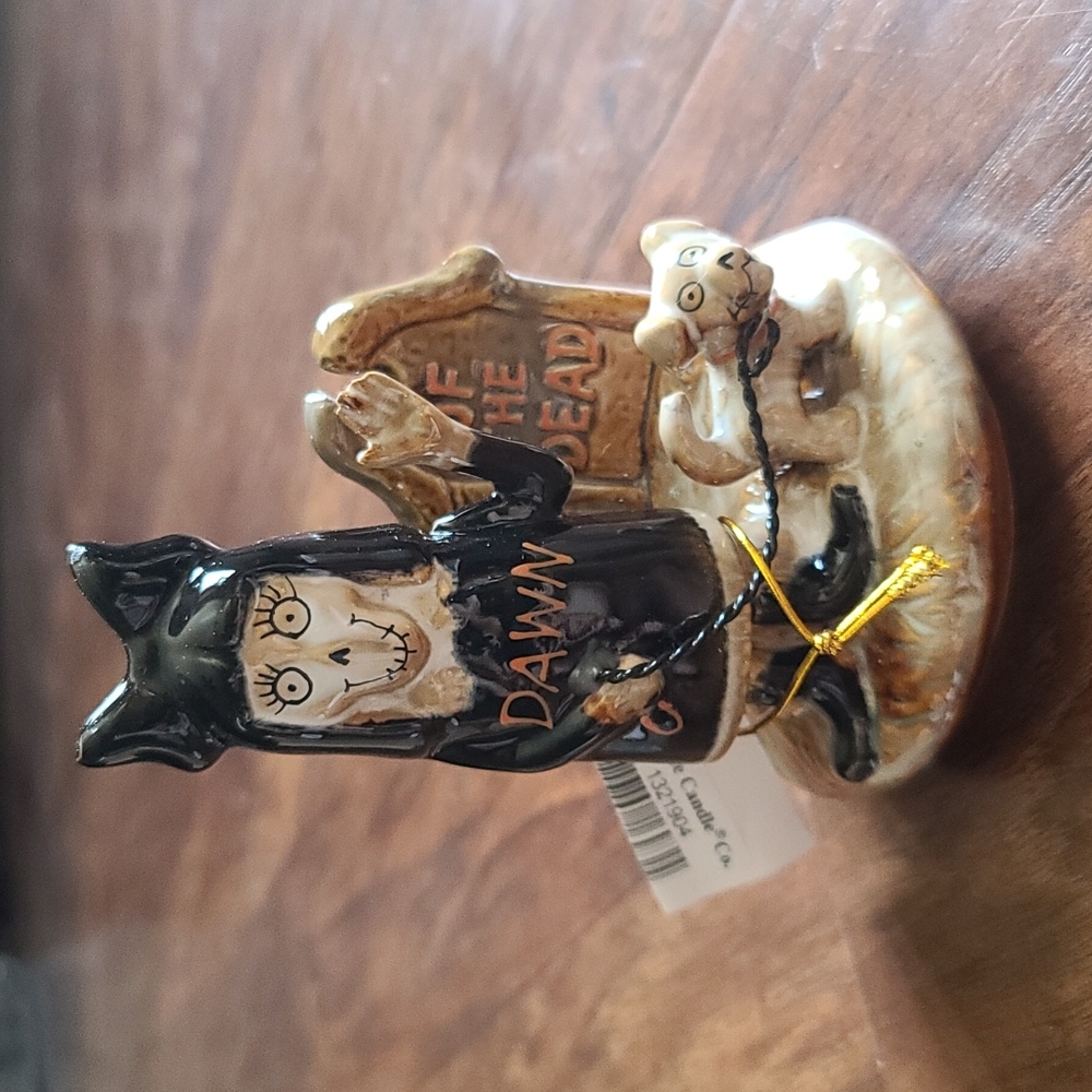 New Boney Bunch 2014 Dawn of the Dead Candle Jar Topper Halloween Collectible